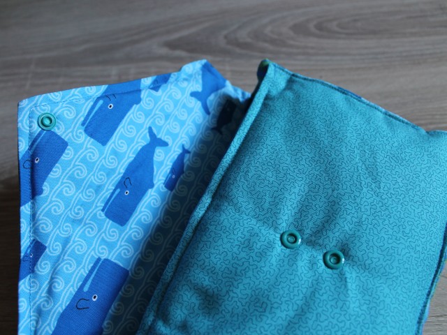Pochette baleine pour couches (pour mon Loulou)
