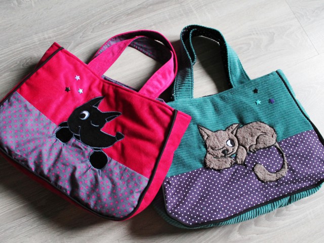 Deux petits sacs pour les neveux !