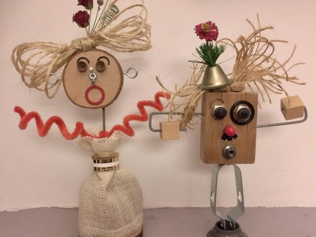 Un joli couple de robots pour la nièce de Véro